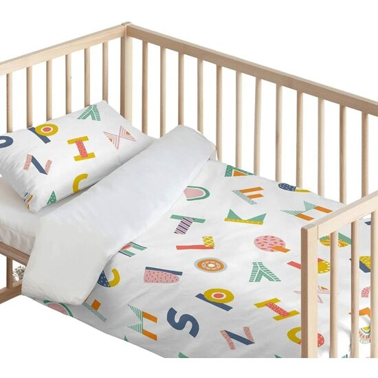 FUNDA NÓRDICA CON ALMOHADA 100% ALGODÓN MODELO URKO SMALL PARA CUNA DE 70 (115X145 CM) image 0