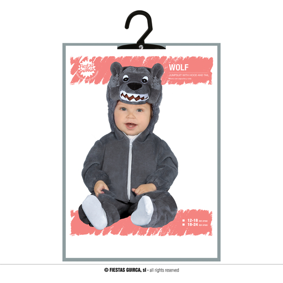 DISFRAZ 12-24 MESES LOBO BABY image 4