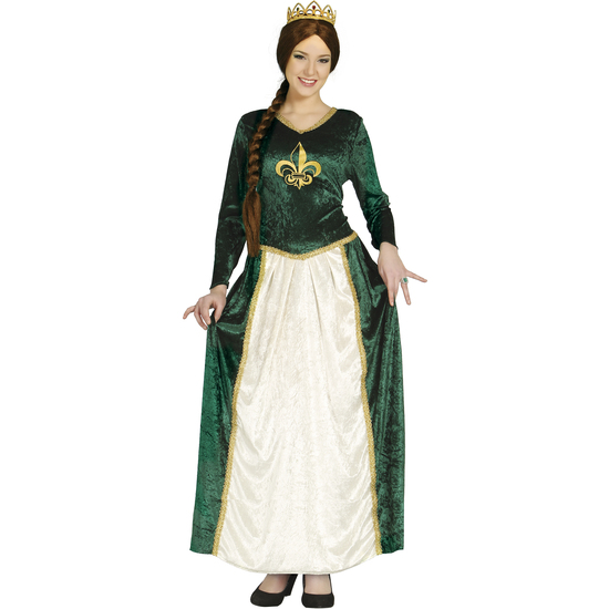DISFRAZ ADULTA REINA MEDIEVAL TALLA 38-40 image 1