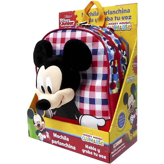 MICKEY MOCHILA PARLANCHINA 30X24 image 2