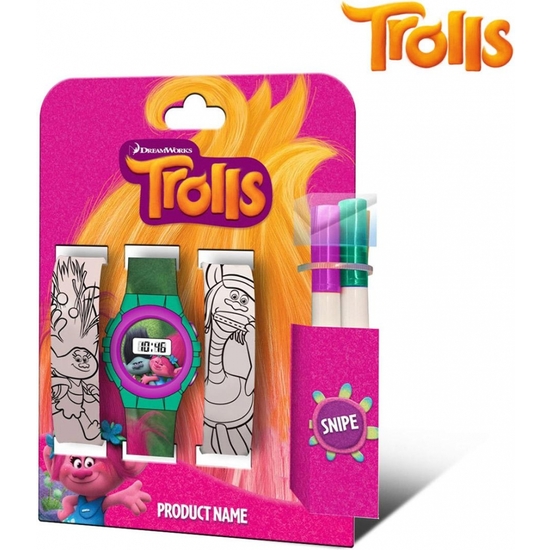 TROLLS RELOJ DIGITPULSERA COLOREAB19X14 image 0