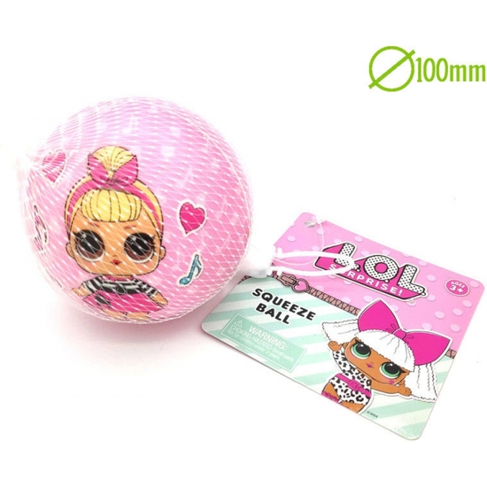 LOL SURPRISE SQUEEZE PELOTA BLANDITA10CM image 0