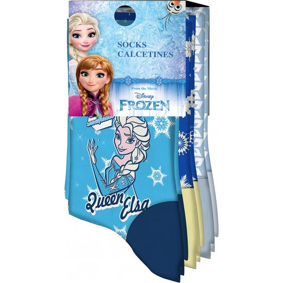 FROZEN PACK 3 CALCETINES T 23-34 - 3MOD image 1