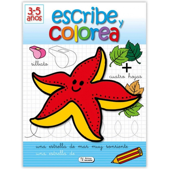 LIBRO ESCRIBE Y COLOREA 28X21 - 4 MODELOS SURTIDOS image 0