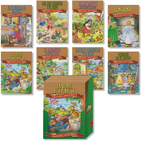 LIBRO CUENTO GRANDES HISTORIAS 28X21 - 8 MODELOS SURTIDOS image 1