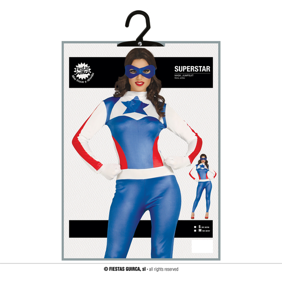 DISFRAZ ADULTA SUPER HEROINA TALLA 36-38 image 4