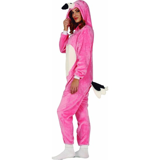 DISFRAZ ADULTO FLAMENCO PELUCHE TALLA 42-44 image 3