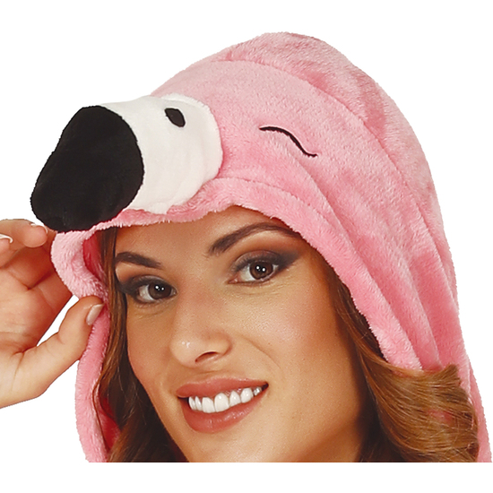 DISFRAZ ADULTO FLAMENCO PELUCHE TALLA 42-44 image 5