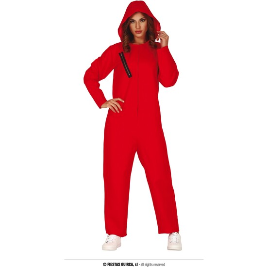 DISFRAZ ADULTO MONO ROJO CONVICTO TALLA 42-44 image 0
