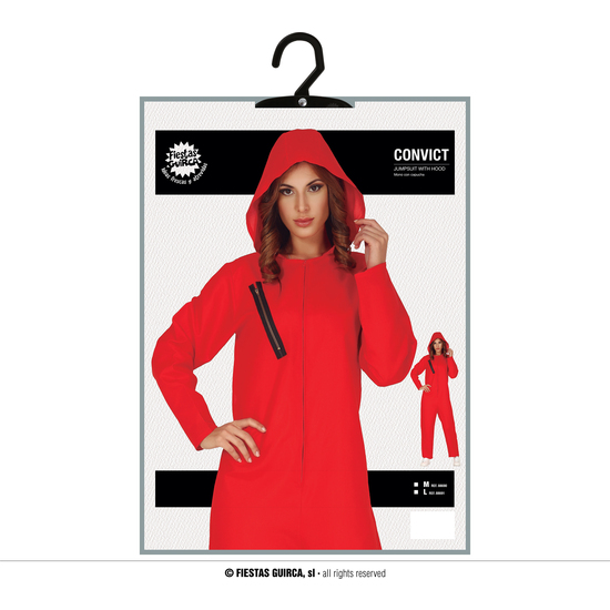 DISFRAZ ADULTO MONO ROJO CONVICTO TALLA 42-44 image 4