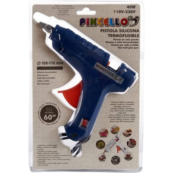 PISTOLA SILICONA TERMOFUSIBLE 27X18 image 1