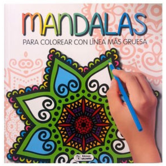 LIBRO COLOREAR MANDALAS 96 PÁGINAS 21X21 image 0