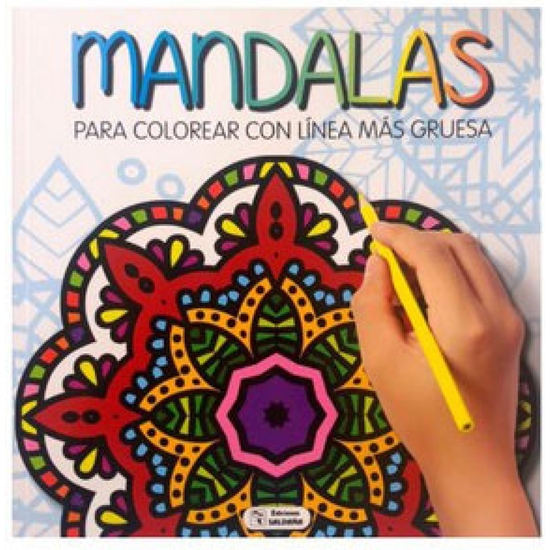 LIBRO COLOREAR MANDALAS 96 PÁGINAS 21X21 image 1