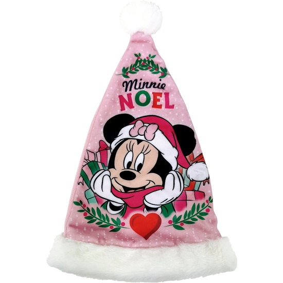 MINNIE MOUSE GORRO PAPÁ NOEL 37 CM image 0