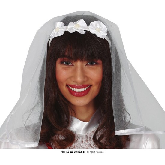 DIADEMA VELO NOVIA DESPEDIDA image 0