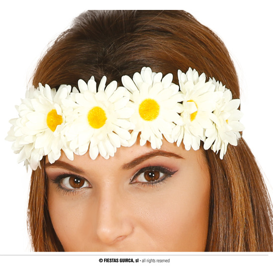 DIADEMA CORONA FLORES HIPPIE image 0