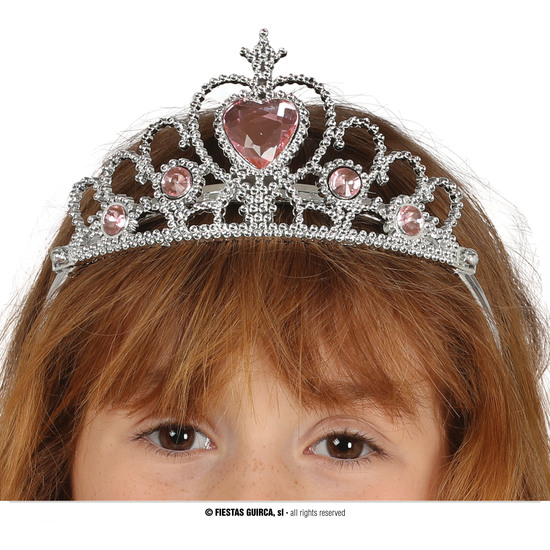 CORONA PRINCESA PLATEADA image 0