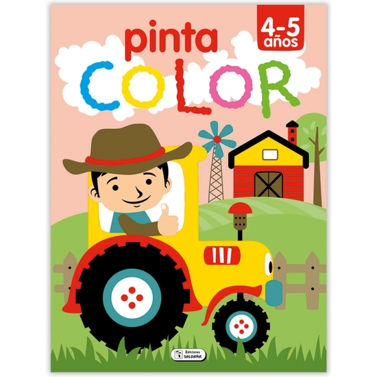 LIBRO COLOREAR PINTA COLOR 21X28 - 16 PÁGINAS 4 MODELOS image 0