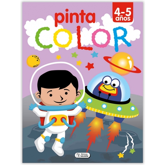 LIBRO COLOREAR PINTA COLOR 21X28 - 16 PÁGINAS 4 MODELOS image 1