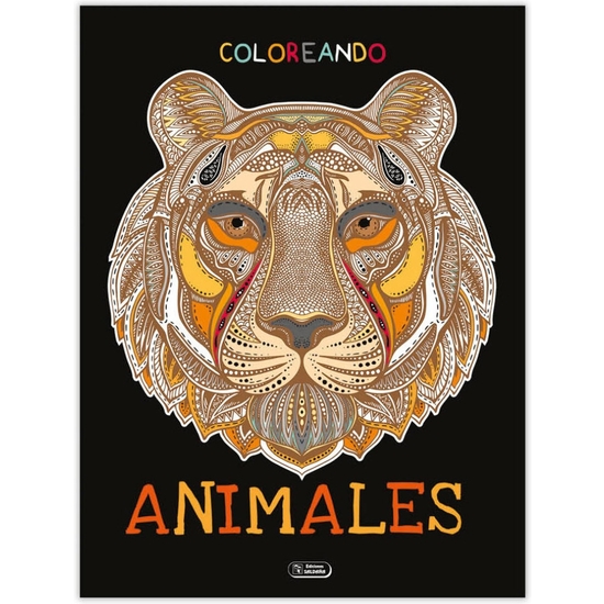 LIBRO COLOREAR ANIMALES 72 PÁGINAS 21X27 - 2MODELOS image 0