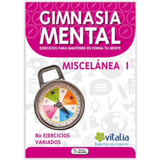 LIBRO GIMNASIA MENTAL 80 PÁGINAS 8 MODELOS image 1