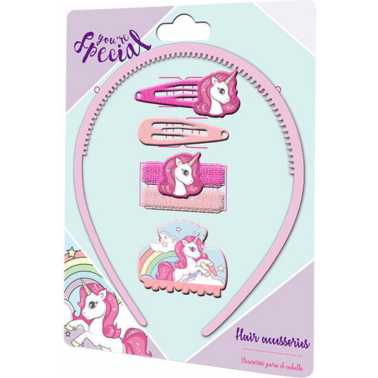 UNICORNIO BLISTER ACCESORIOS PELO 19X14 image 0