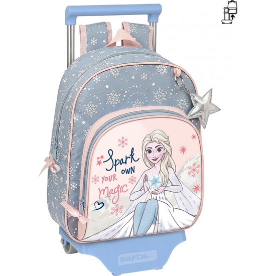 FROZEN MAGICAL MOCHILA + CARRO 34X28 image 0