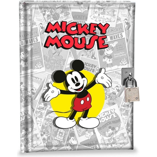 MICKEY CLASSIC DIARIO CON CANDADO16X21X3 image 0