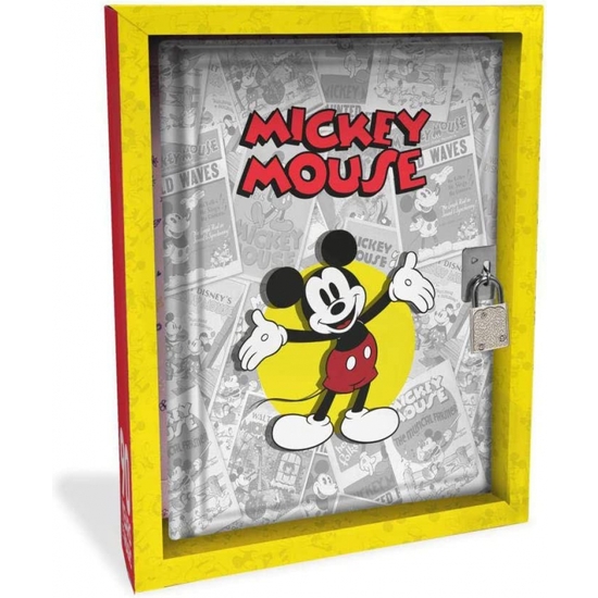 MICKEY CLASSIC DIARIO CON CANDADO16X21X3 image 1