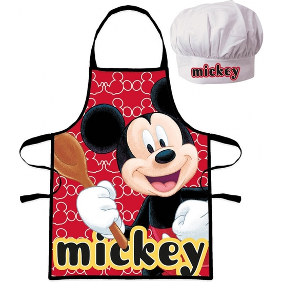 MICKEY SET REGALO DELANTAL+GORRO CHEF image 0