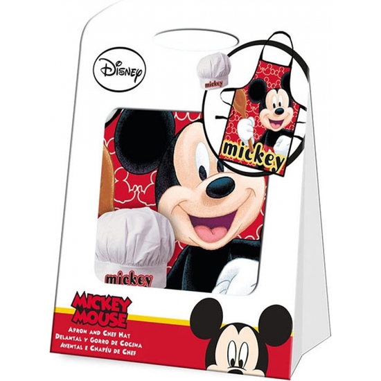 MICKEY SET REGALO DELANTAL+GORRO CHEF image 1