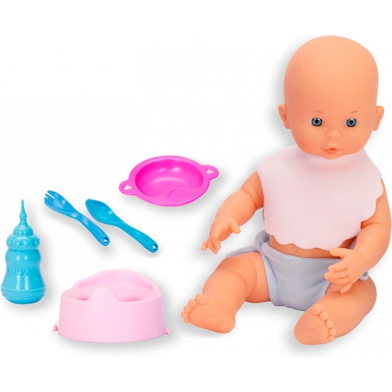 MUÑECO BEBÉ 35 CM COMIDITAS Y HACE PIPÍ image 0