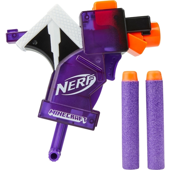 NERF MINI PISTOLA LANZADARDOS MINECRAFT  image 1