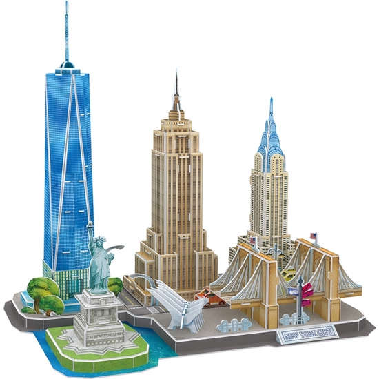 PUZZLE 3D CITY LINE NEW YORK 123 PIEZAS image 1