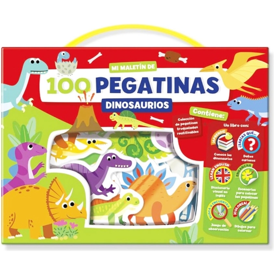 MALETÍN PEGATINAS ACTIVIDADES DINOSAURIOS image 0