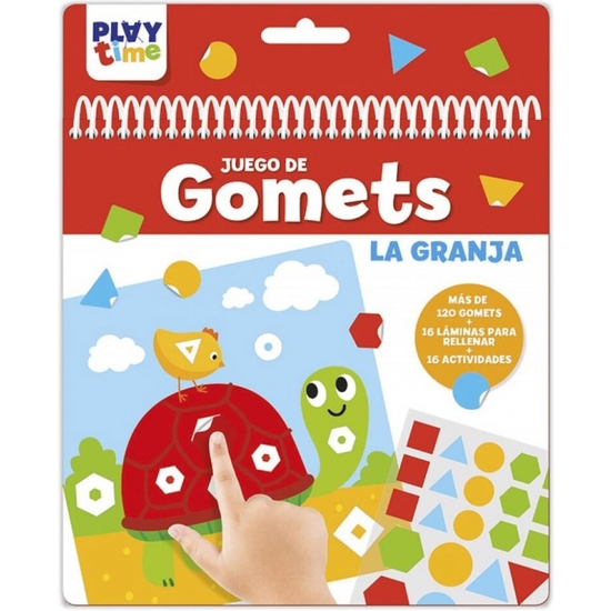 CUADERNO PEGATINAS GOMETS LA GRANJA image 0