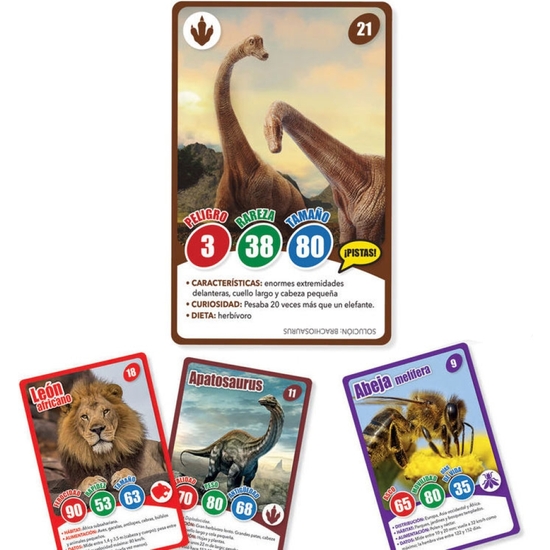 CARTAS EDUCATIVAS DINOSAURIOS CAJA METAL image 1
