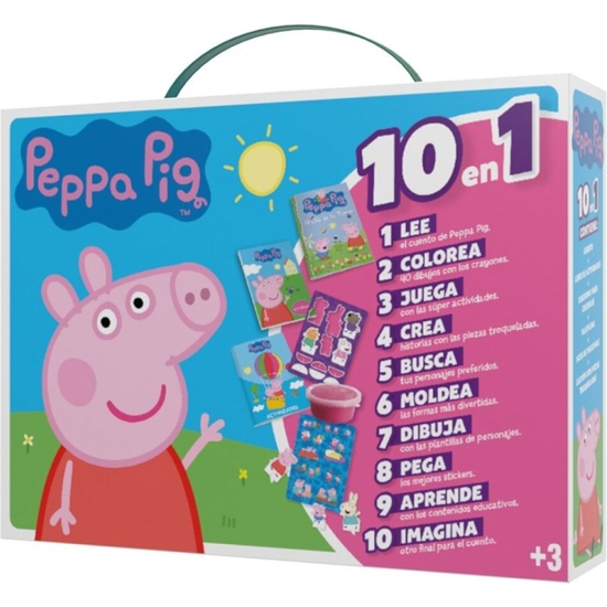 PEPPA PIG MALETÍN ACTIVIDADES 10 EN 1 image 0