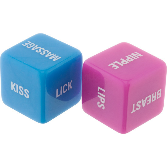LOVERS DICE PINK/BLUE image 0