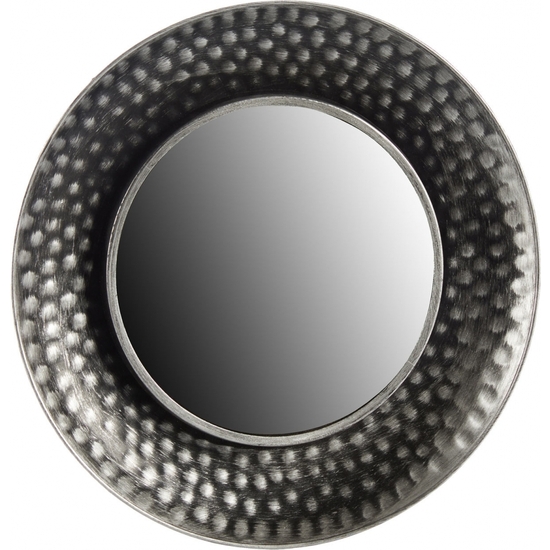 SET 3 ESPEJOS DECORACIÓN NEGRO-PLATA25CM image 2