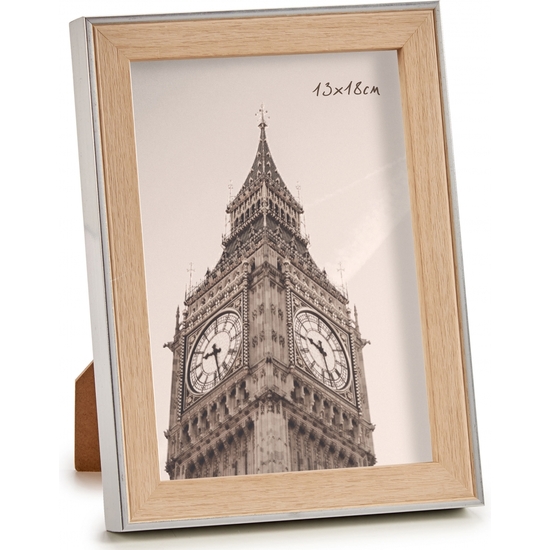 PORTAFOTOS PLATA-MADERA PARA 13X18 image 0