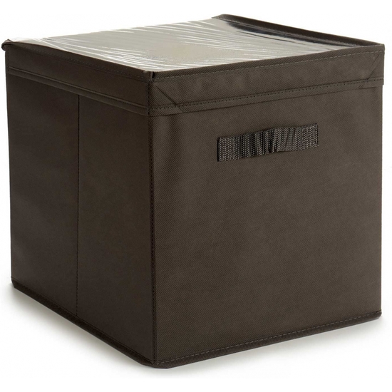 CAJA ALMACENAJE PLEGABLE LONA 31X31X31 - 3 COLORES image 0