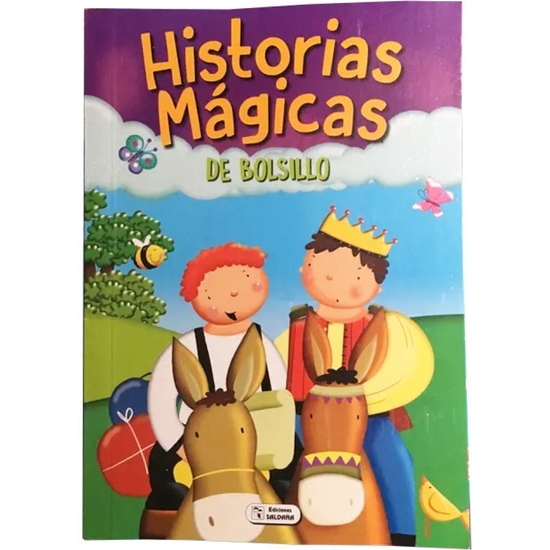 CUENTO HISTORIAS MÁGICAS 14X19 MORADO 32 PÁGINAS image 0