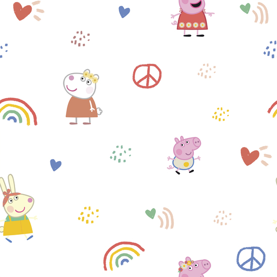 JUEGO DE SÁBANAS 100% ALGODÓN PEPPA PIG PEACE 105 (175X270 CM) image 3