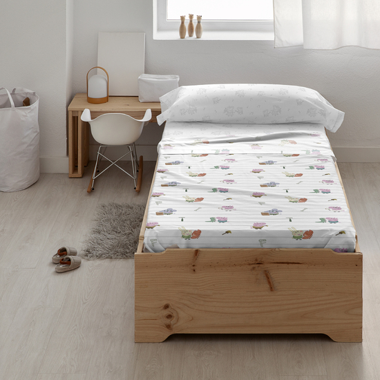JUEGO DE SÁBANAS 100% ALGODÓN PEPPA PIG PEPPA HISTORIANS 105 (175X270 CM) image 1