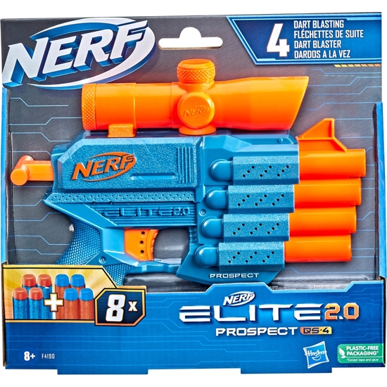 NERF ELITE PROSPECT PISTOLA LANZADARDOS image 0