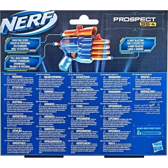 NERF ELITE PROSPECT PISTOLA LANZADARDOS image 2