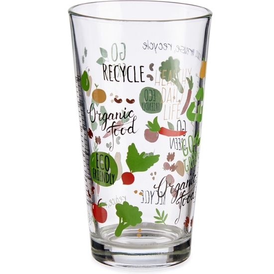 VASO MEDIDOR CRISTAL ORGANIC 456 ML 15X8 image 2