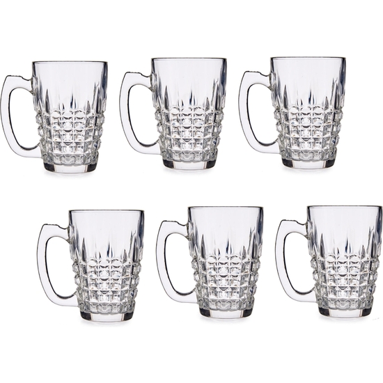 SET 6 JARRAS CRISTAL TALLA 340 ML 12X8 image 0