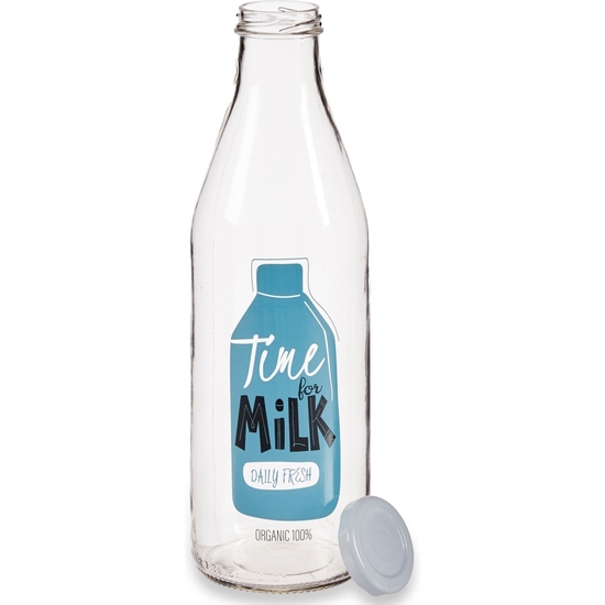 BOTELLA CRISTAL LECHE 1 LITRO 26 CM image 1
